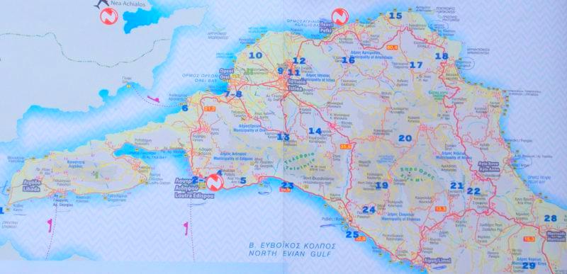 Evia Plaje și Pini 9 Circuitul Eviei De Nord Traveling Hawk